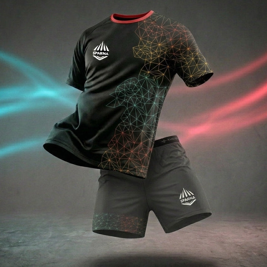 T-shirt Sparna Night Geo H